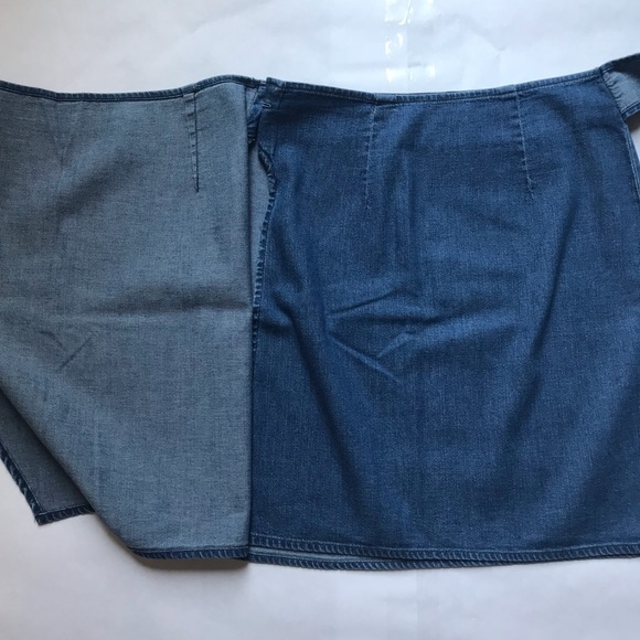 Vintage GAP Wrap Mini Skirt Size Small Blue - Picture 5 of 10